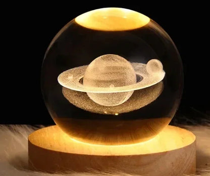 LED Crystal Ball Lamp 3D