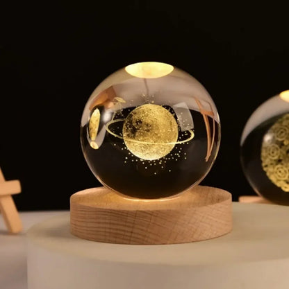 LED Crystal Ball Lamp 3D